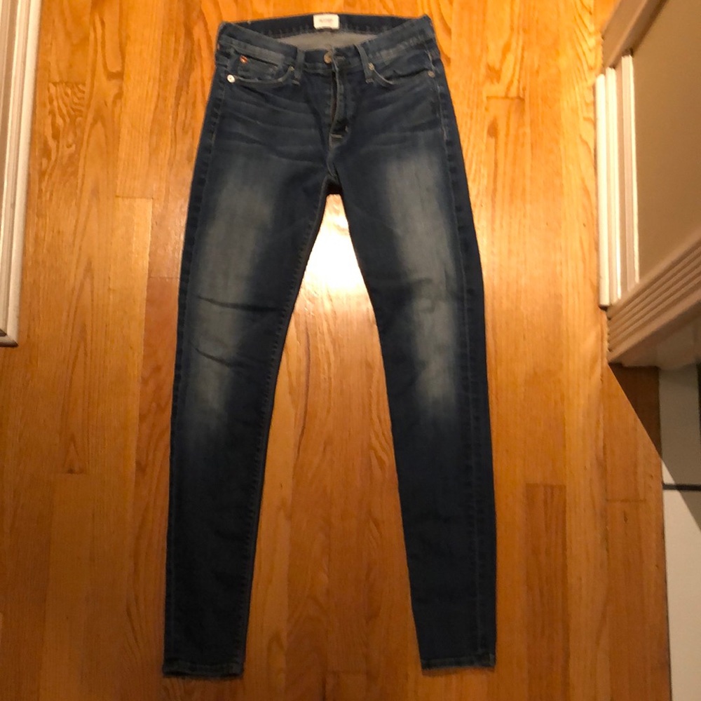 Hudson mid rise nico super skinny jeans